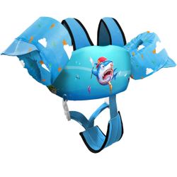 Chriffer Kids Swim Vest Jackets with Crotch Strap for 3-7 Years/33-55 lb Boys Girls