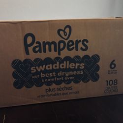 Pampers 108 Count Size 6 Diapers