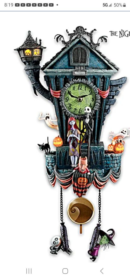 nightmare before Christmas, cuckoo clock