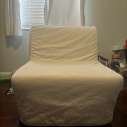 Barely Used IKEA sleeper Chair w/ Slip On Cover