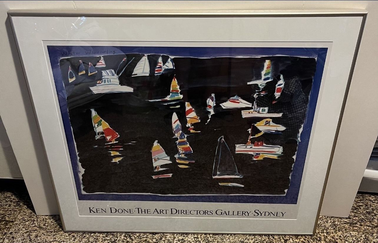 Ken Done The Art Directors Gallery Sydney Winter Wind Surfing