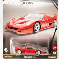 Hot Wheels Ferrari F50 Red Timeless Icons 
