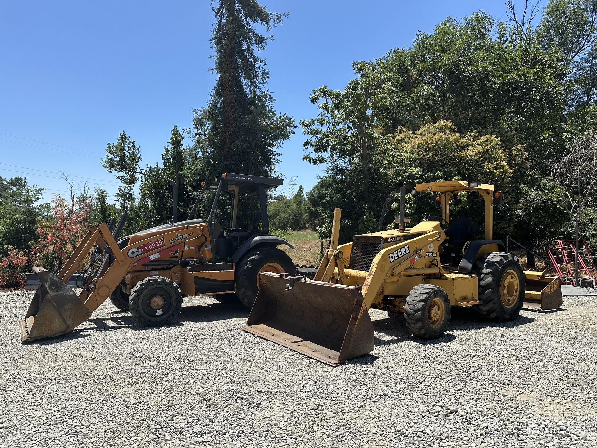Landscape Wheel Skip Loader Case John Deere