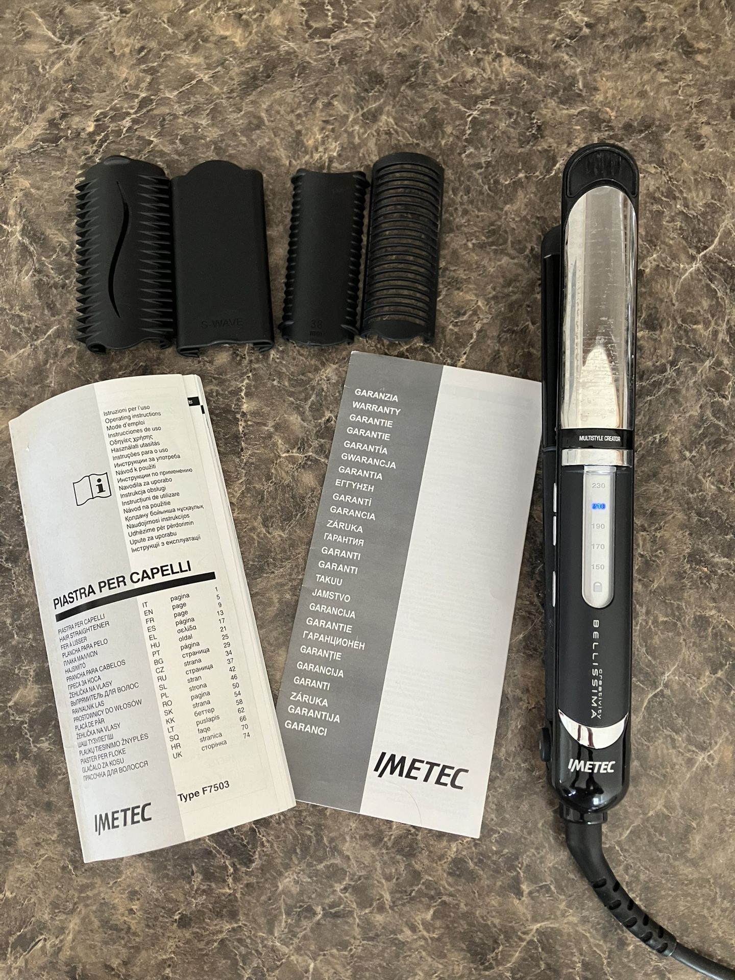 Bellissima Imetec Creativity Hair Straightener 