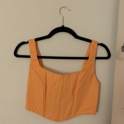 Princess Polly Corset Orange Top