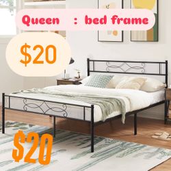 bed Frame QUEEN • $20