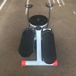 Mini Stepper w/ Resistance Bands & Waist Twisting Disc – Like New