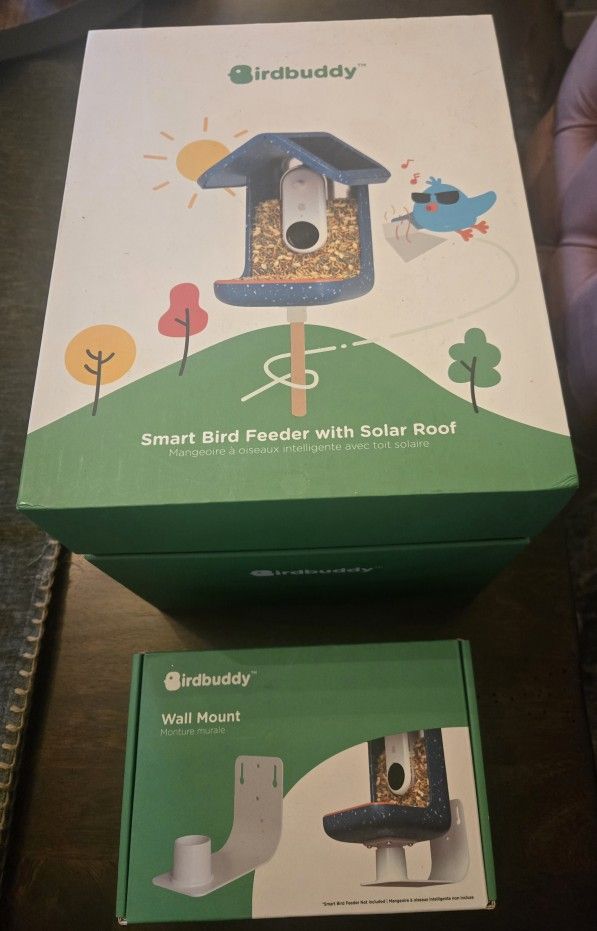 Bird Buddy Smart Bird House Feeder Solar - New