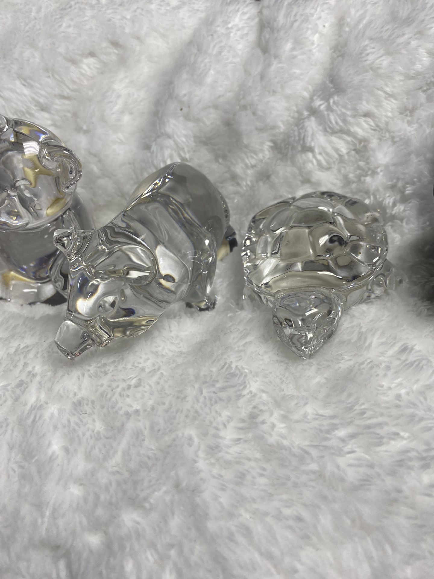 Laid crystal paper, weights, and antique pencil sharpeners