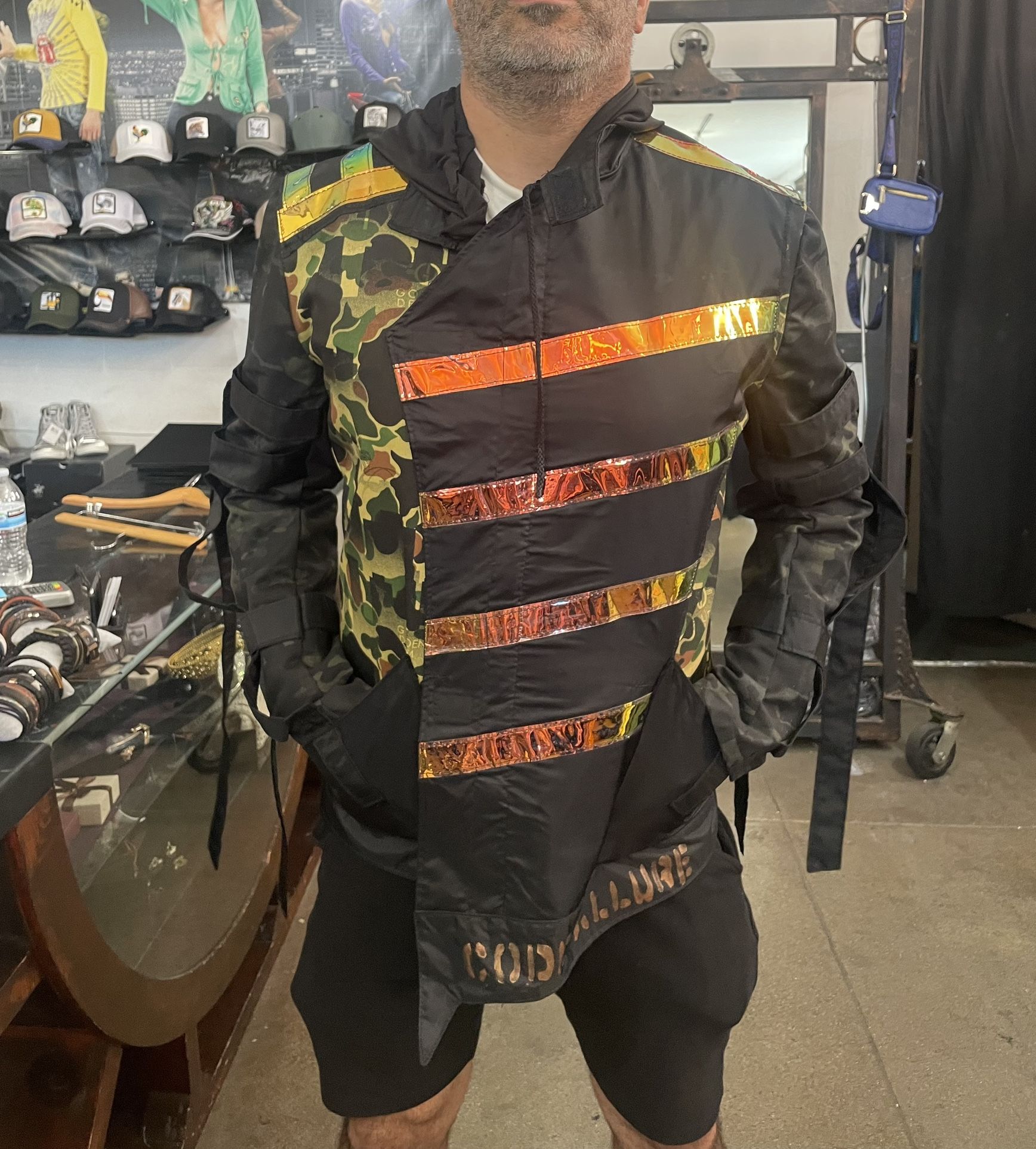 Men’s Custom Handmade Hoodie Jacket Size Large XL NOW AVAILABLE