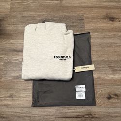 Essentials Fear Of God Hoodie Light Oat FW22