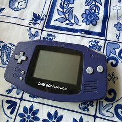 Nintendo Game Boy Advance AGB-001 GBA Indigo Purple Console