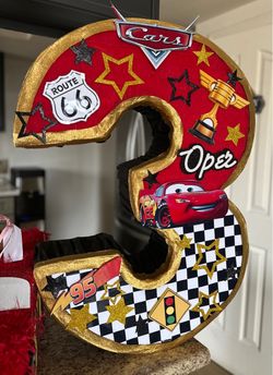 Lightning McQueen piñatas