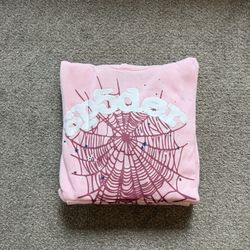 Sp5der OG Web Hoodie ‘Pink’ 