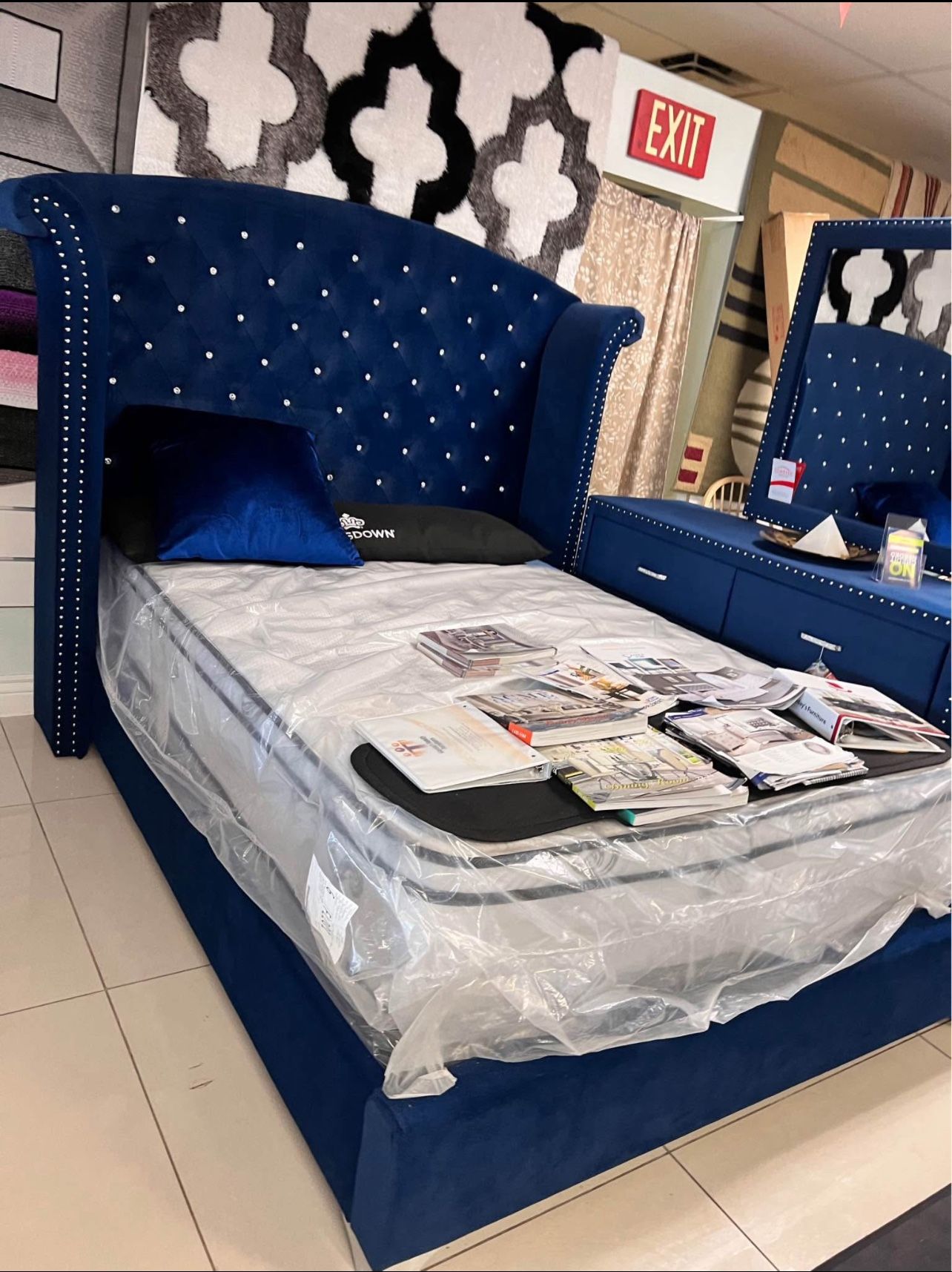 Brand New Queen Bed Frame- Shop Now Pay Later