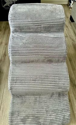 Soft gray pet ramp stairs