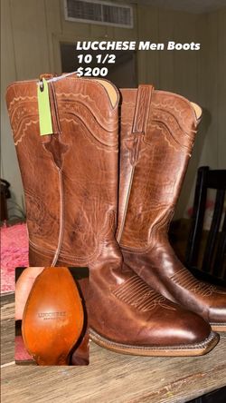 Lucchese Men's Cowboy Boots Size 10.5