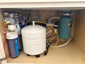 RO system and faucet installation