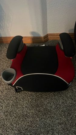 Backless Booster Car Seat with Cup Holder