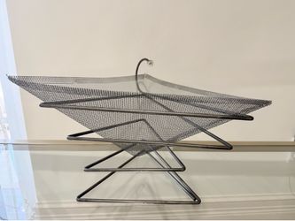 Modern contemporary Wire Mesh Centerpiece Bowl - Gray