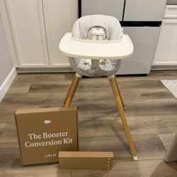 Lalo High chair 3-in-1 *Brand New* Chair, Booster, Seat