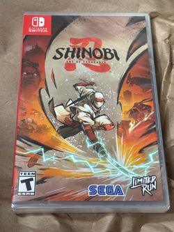 Shinobi: Art of Vengence for Nintendo Switch (BRAND NEW)