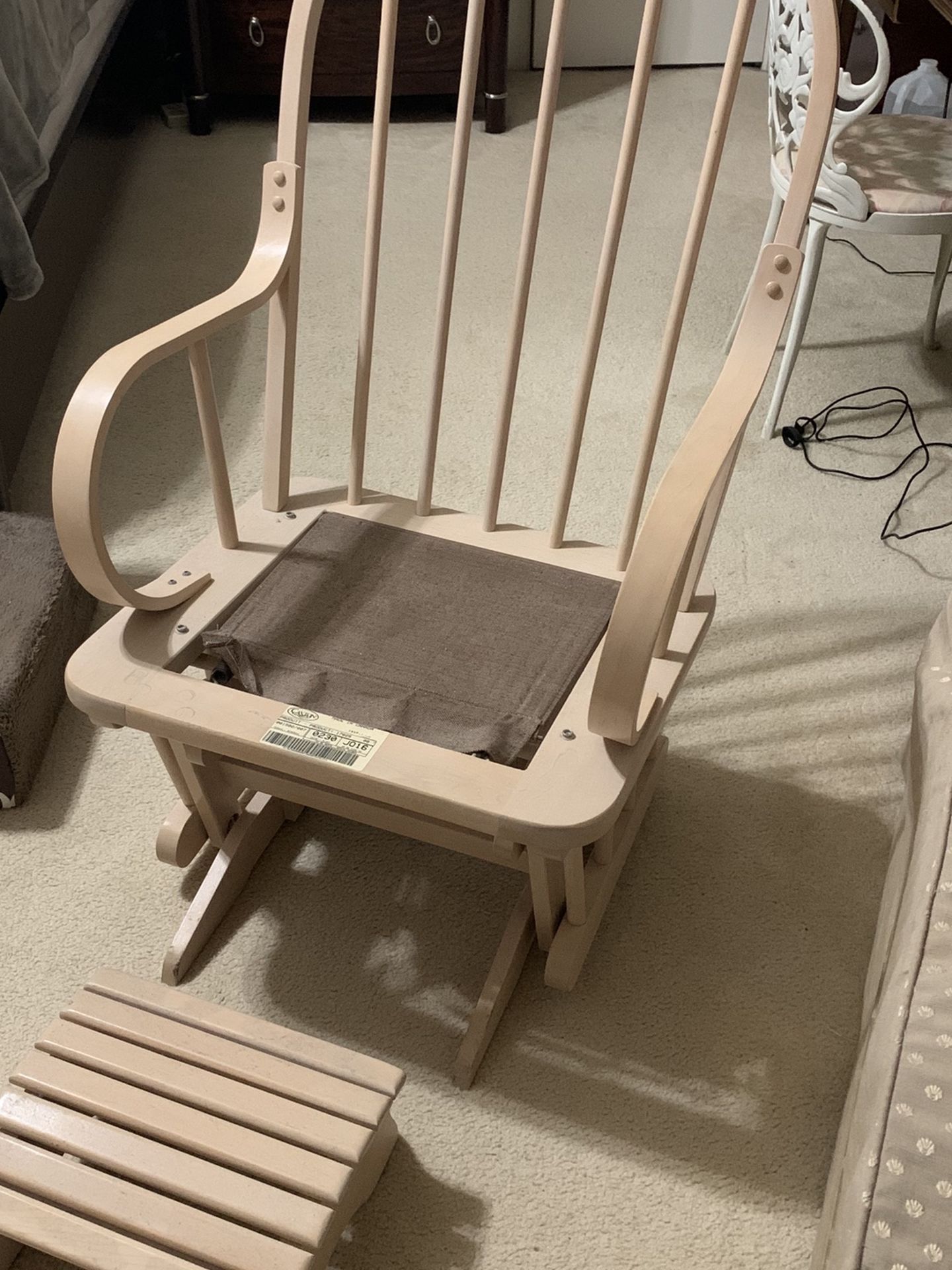 Rocking Chair and Stool