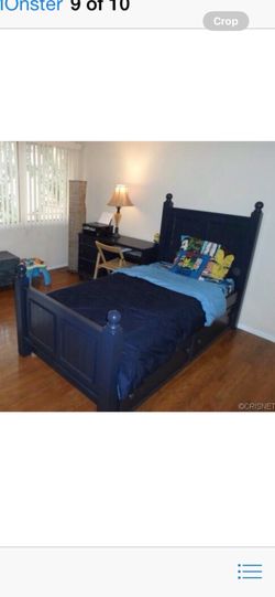 Twin Wood Bed