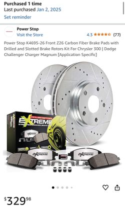 Powerstop K4695-26…. Hellcats scat Packs Front Brakes Set BRAND NEW