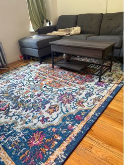 Colorful Large Area Rug - Well Maintained! $30
