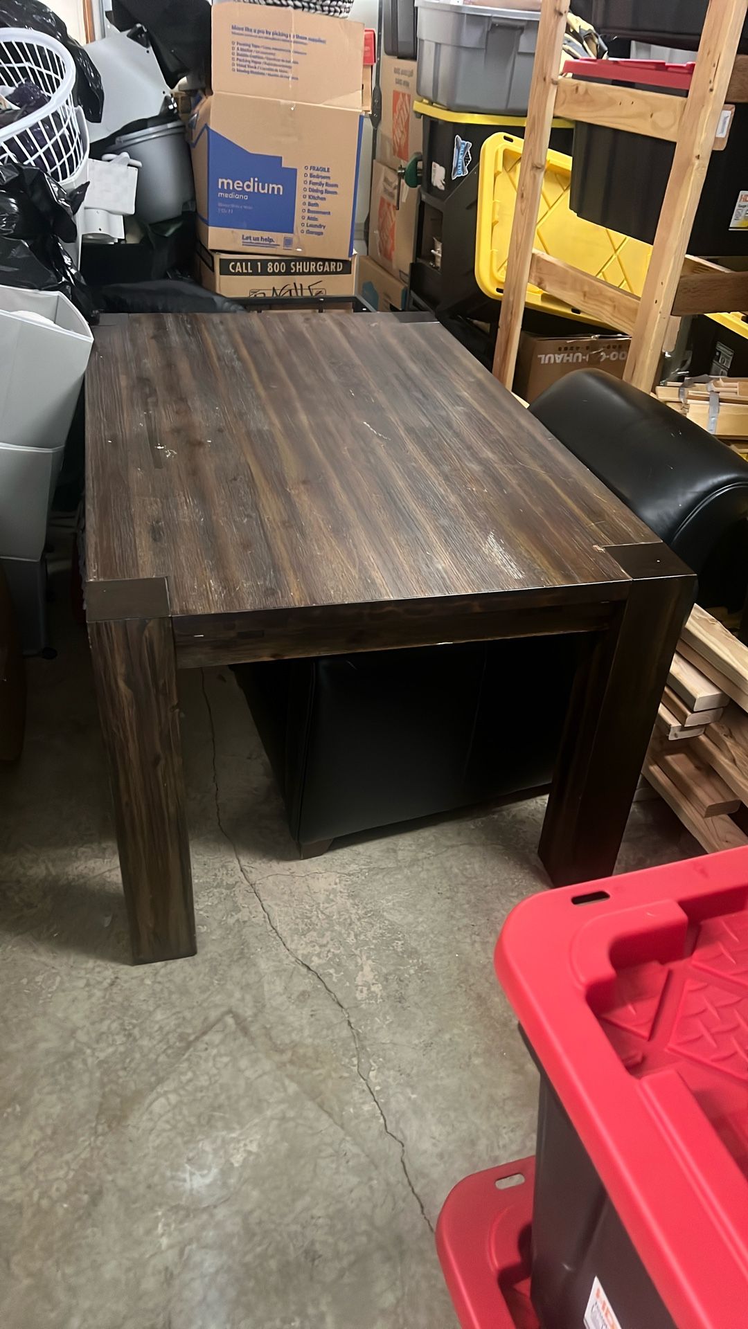 Dining Room Table With Two Bench(s)
