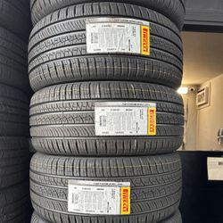 235/45/18 Pireli New Tires Installed And Balanced 50,000 Miles Warranty