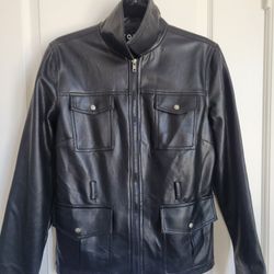 Faux Leather Jacket 