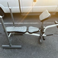 Marcy Olympic Bench with 80lbs of standard weight*