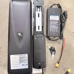 48V 12.5Ah B attery Pack,Lithium B attery for 0-600W with 30A BMS,USB Port,LED Indicator,Safety Lock024