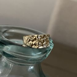 GOLD NUGGET RING