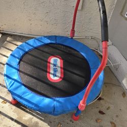 Little Tikes 25' Round Easy Store 3"
Folding Trampoline - Blue/Black/Red