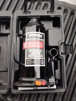 Torin 12 Ton Hydraulic Welded Bottle Jack