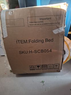 Folding bed