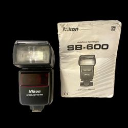 Nikon SB-600 Speedlight Flash for Nikon Digital SLR Cameras