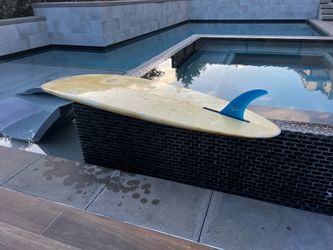 6’2 Clark Foam single fin surfboard