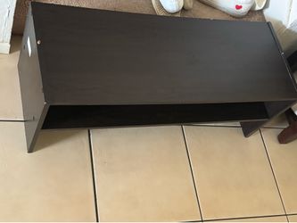 RIALTO- 31”x11.5” x11”height- BLACK SHOE RACK- Low Profile Shelf