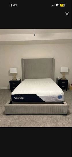 Queen bedroom frame