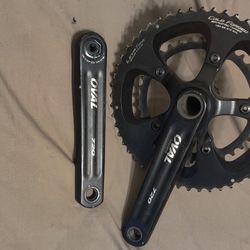 Oval 720 Crankset With Praxis Works chainrings