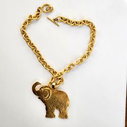 Large ELEPHANT Chunky Necklace