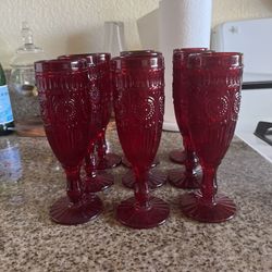 9 Flute Glass Glasses
