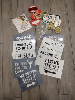 Wedding Photo Props Lot