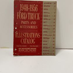 1948 Thru 1956 Ford Truck Parts And Accessories Catalog 