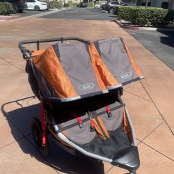 Bob Double Stroller Pro In Excellent Condition 