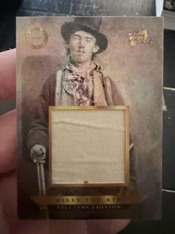 Billy the Kid Jumbo Authentic Cloth Relic Card – 2025 Pieces of the Past Villains